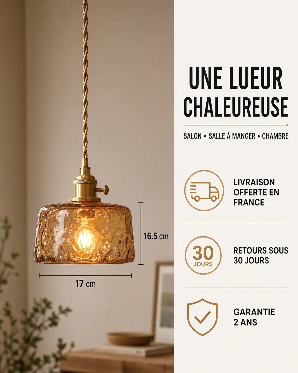 Infographie usages suspension verre ambre