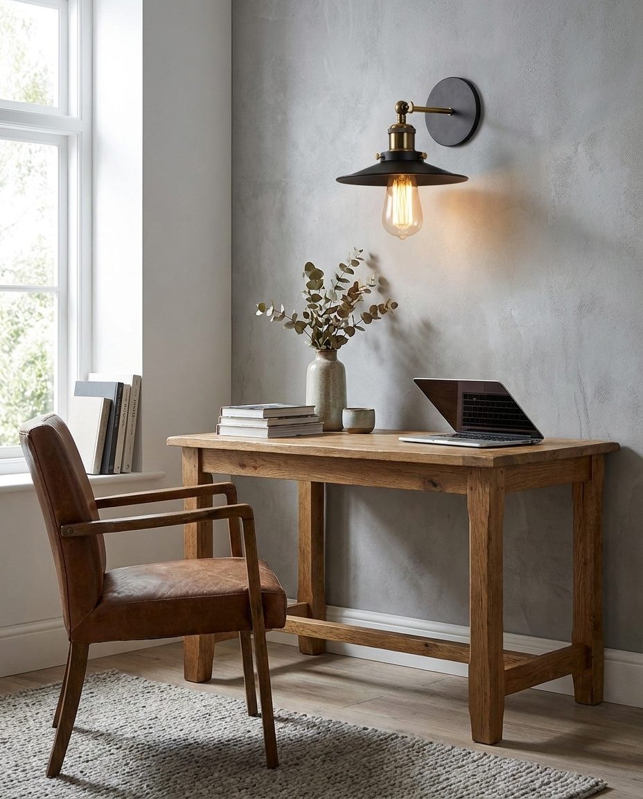 Applique industrielle dans un bureau